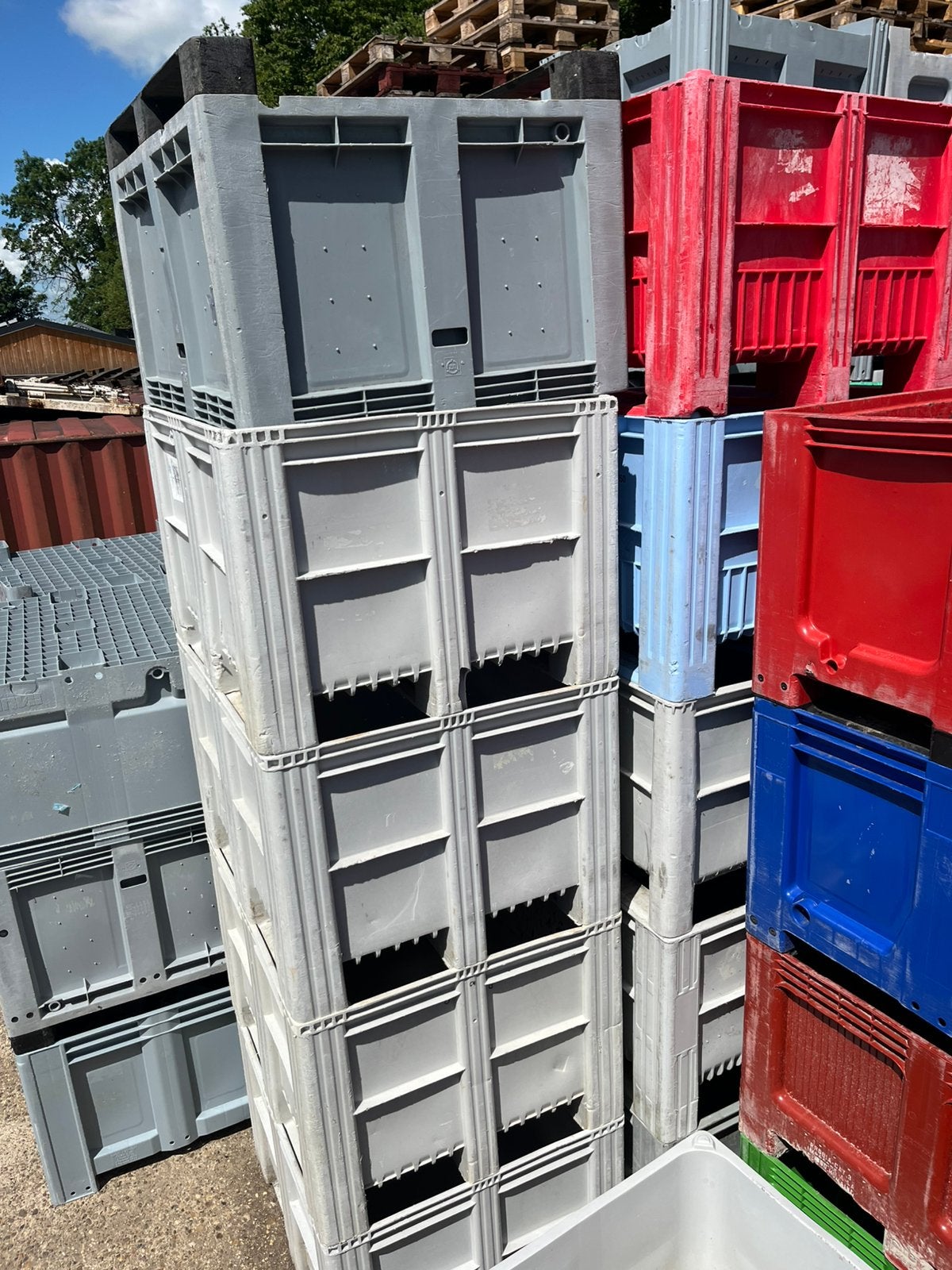 Pallet boxen / bigbox 100x120x70 cm, Ophalen, Doos, 100 cm of meer, 60 cm of meer