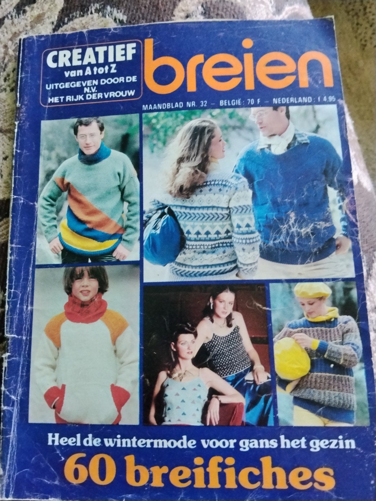 Creatief Breien Maandblad Nr. 32 - 60 Breifiches, Ophalen, Breien, Patroon of Boek