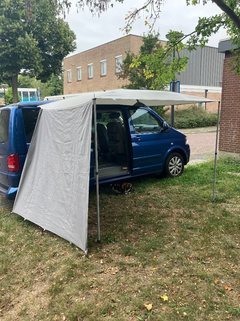 Poptop zijwand luifel camper 185x180m twee stuks, Caravans en Kamperen, Ophalen, Zo goed als nieuw