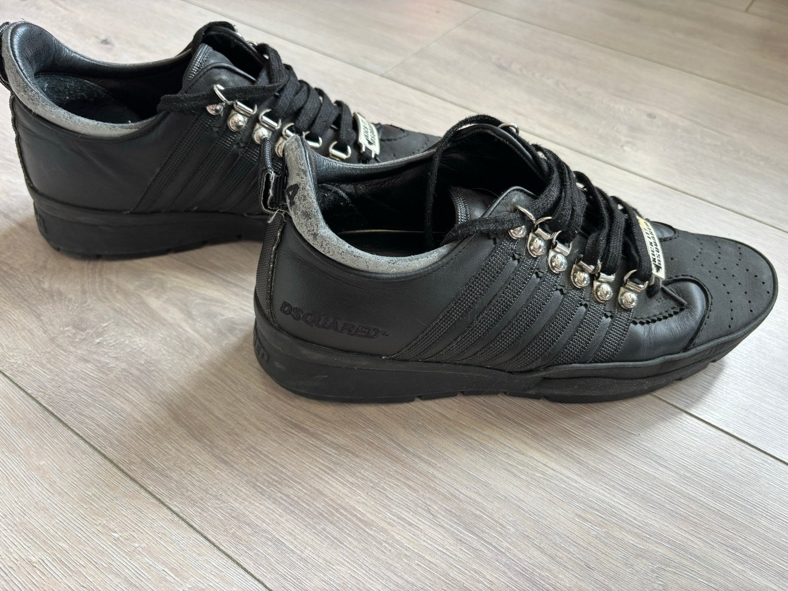 Dsquared2 sneakers zwart maat 40, Kleding | Heren, Ophalen, Zo goed als nieuw, Zwart, Sneakers of Gympen