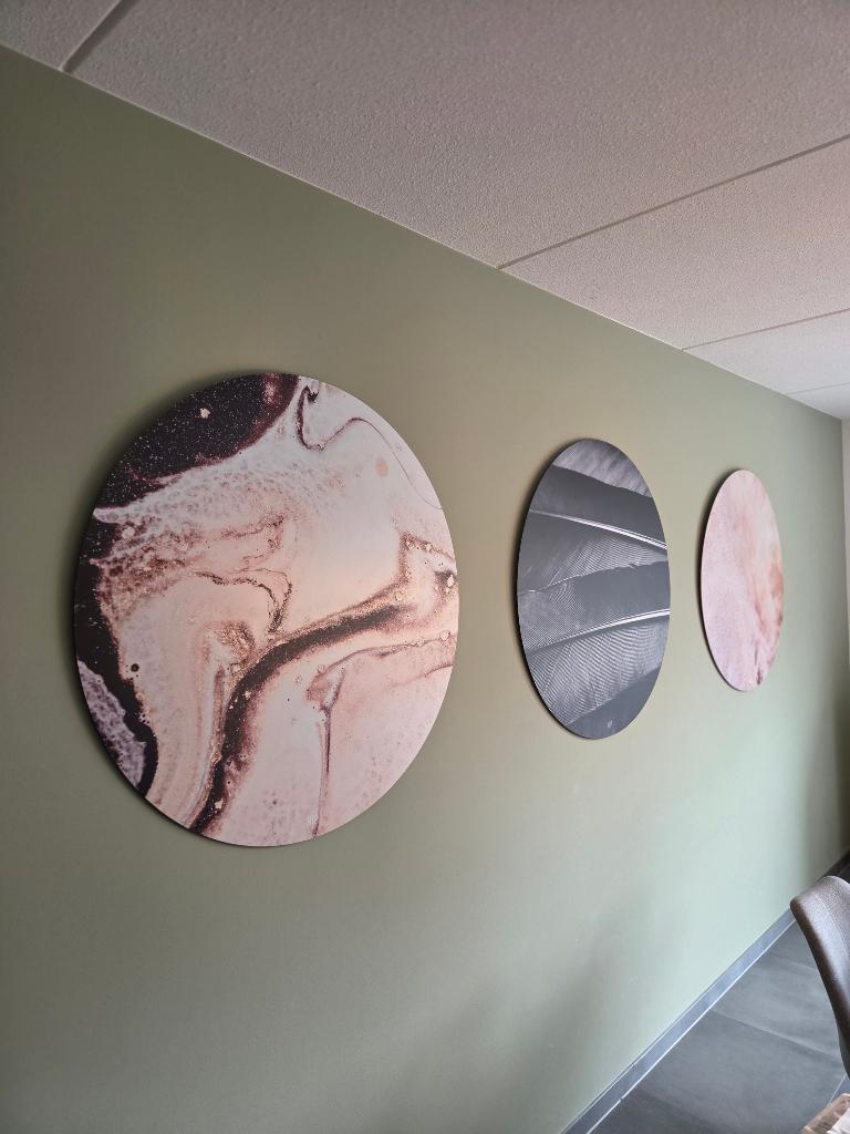 Ronde wanddecoratie van HIP ORGNL, Ophalen, Meerkleurig, 100 cm, Zo goed als nieuw