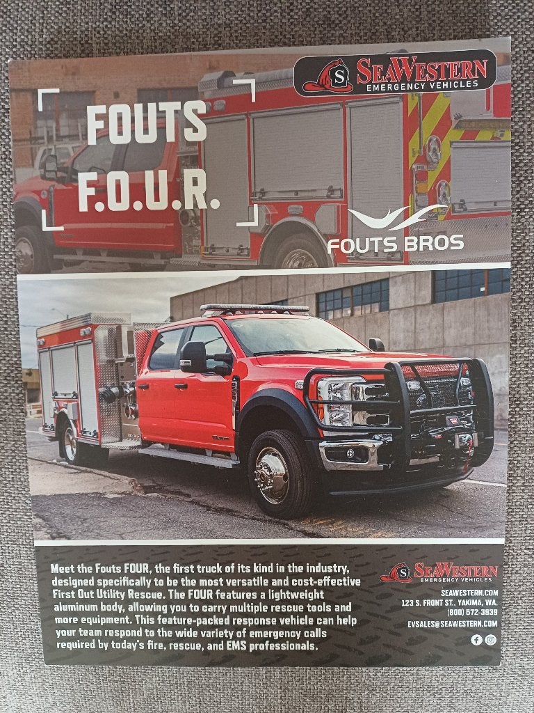 Sea Western / Fouts Bros (Brandweer), Algemeen, Nieuw, Ophalen of Verzenden, Sea Western / Fouts Bros