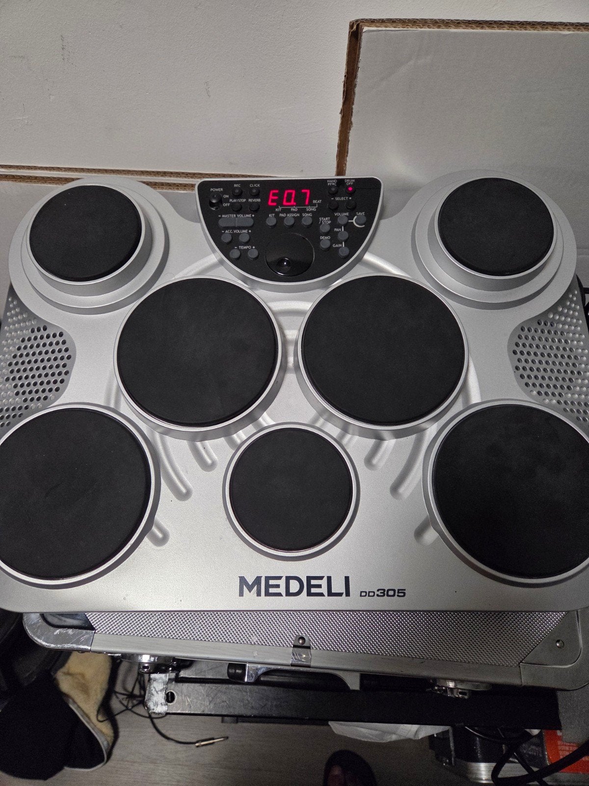 Medeli DD305 Elektronisch Drumstel met Pedalen, Ophalen of Verzenden, Gebruikt, Overige merken, Elektronisch
