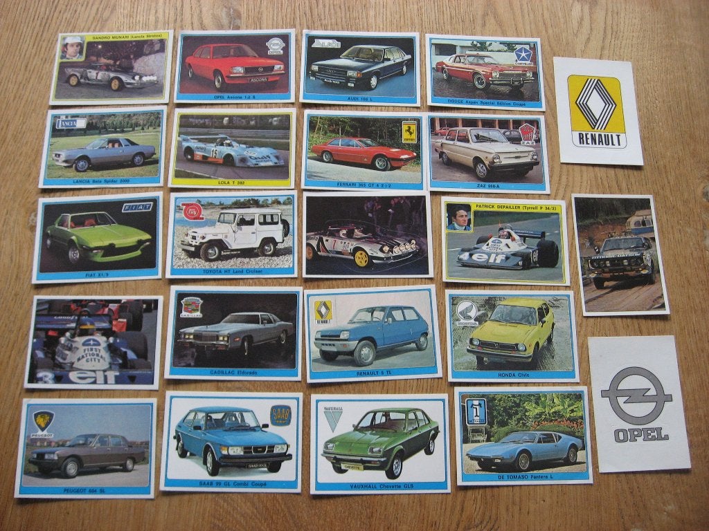 Vintage Panini Stickers Super Auto 1977, Verzamelen, Ophalen, Nieuw, Auto of Motor