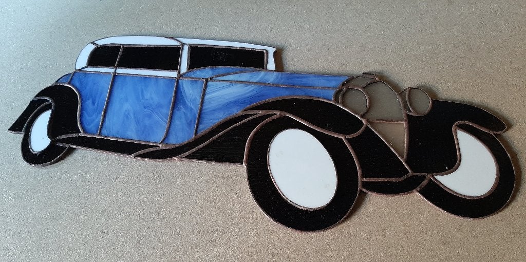 Klassieke Auto's in Glas-in-lood of Tiffany Techniek, Hobby en Vrije tijd, Overige Hobby en Vrije tijd, Almere, Nieuw, Ophalen of Verzenden
