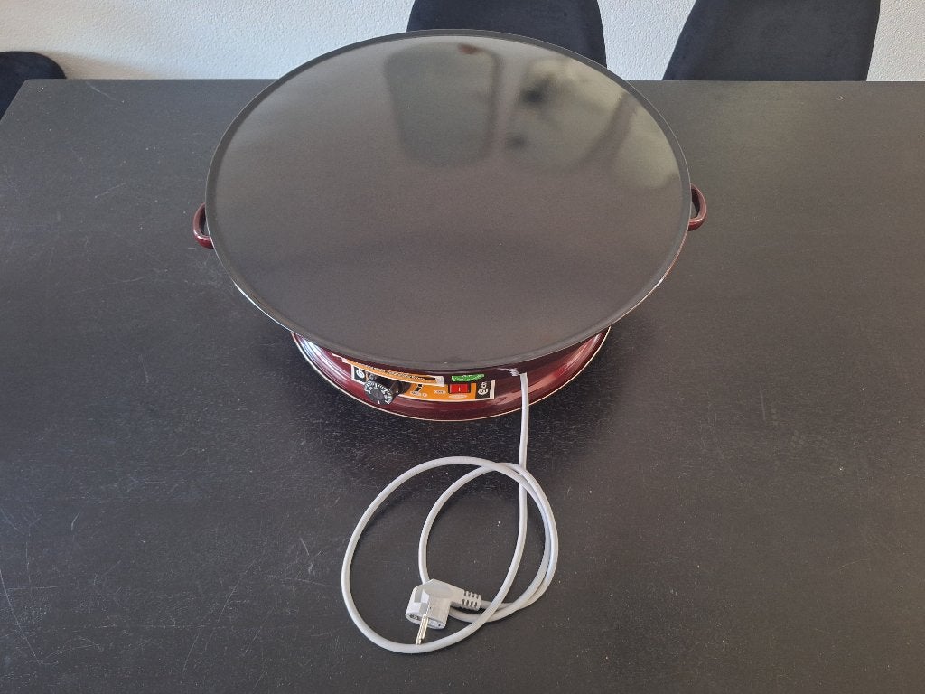 Scheffler elektrisch pannenkoeken pan., Huis en Inrichting, Keuken | Potten en Pannen, Gebruikt, Pannenkoekenpan, Overige materialen