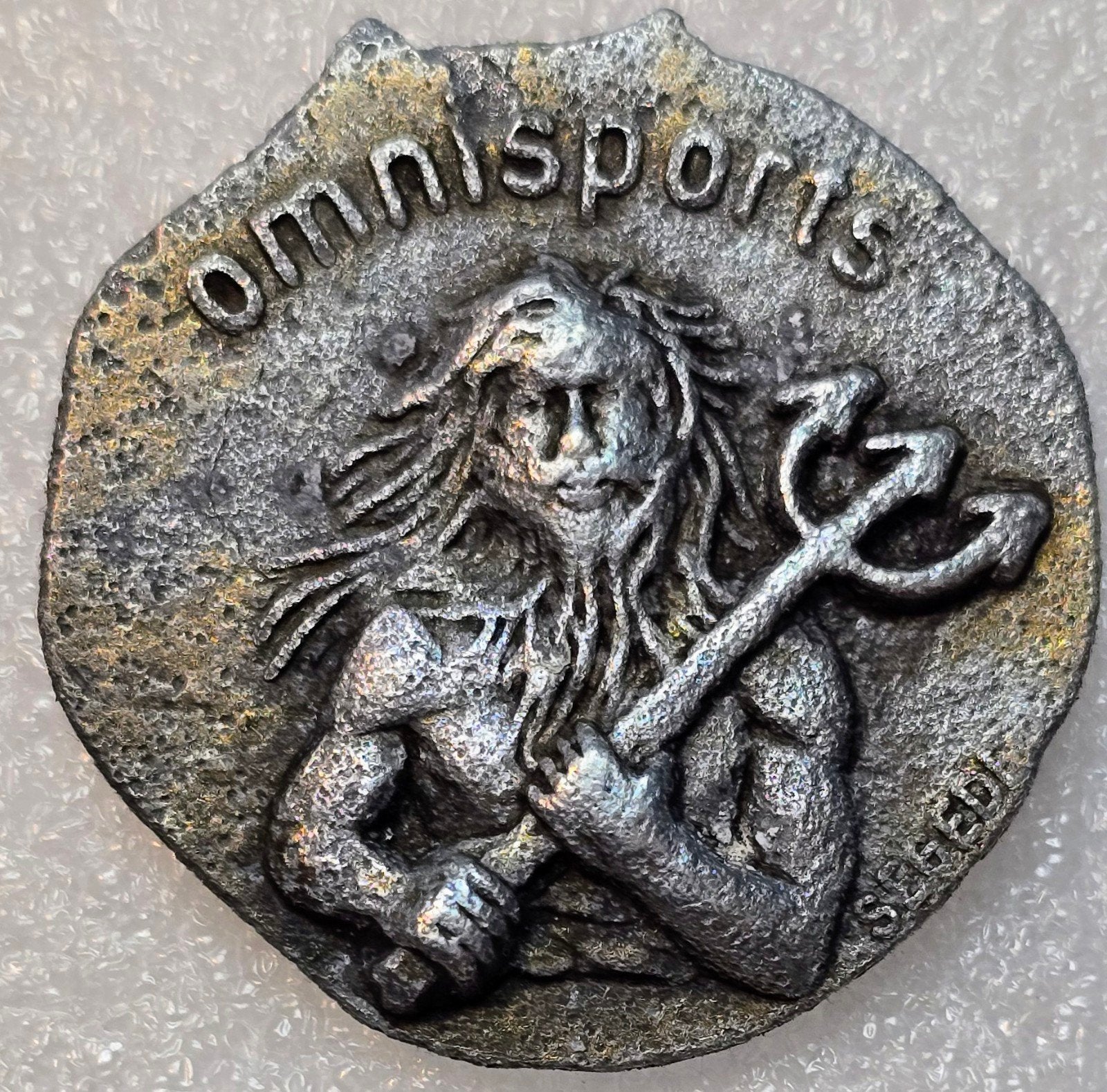 Club Med Omnisports Medaille - Neptunus Trident, Ophalen of Verzenden