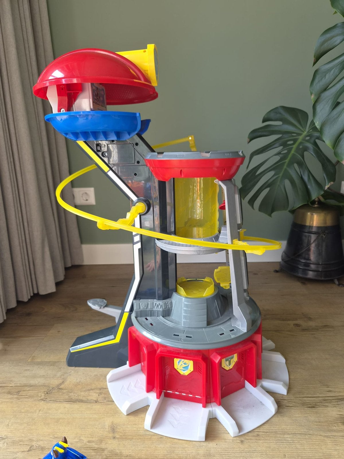 Paw Patrol Mighty uitkijktoren, groot (90 cm), Ophalen, Zo goed als nieuw, Handmatig, Overige merken