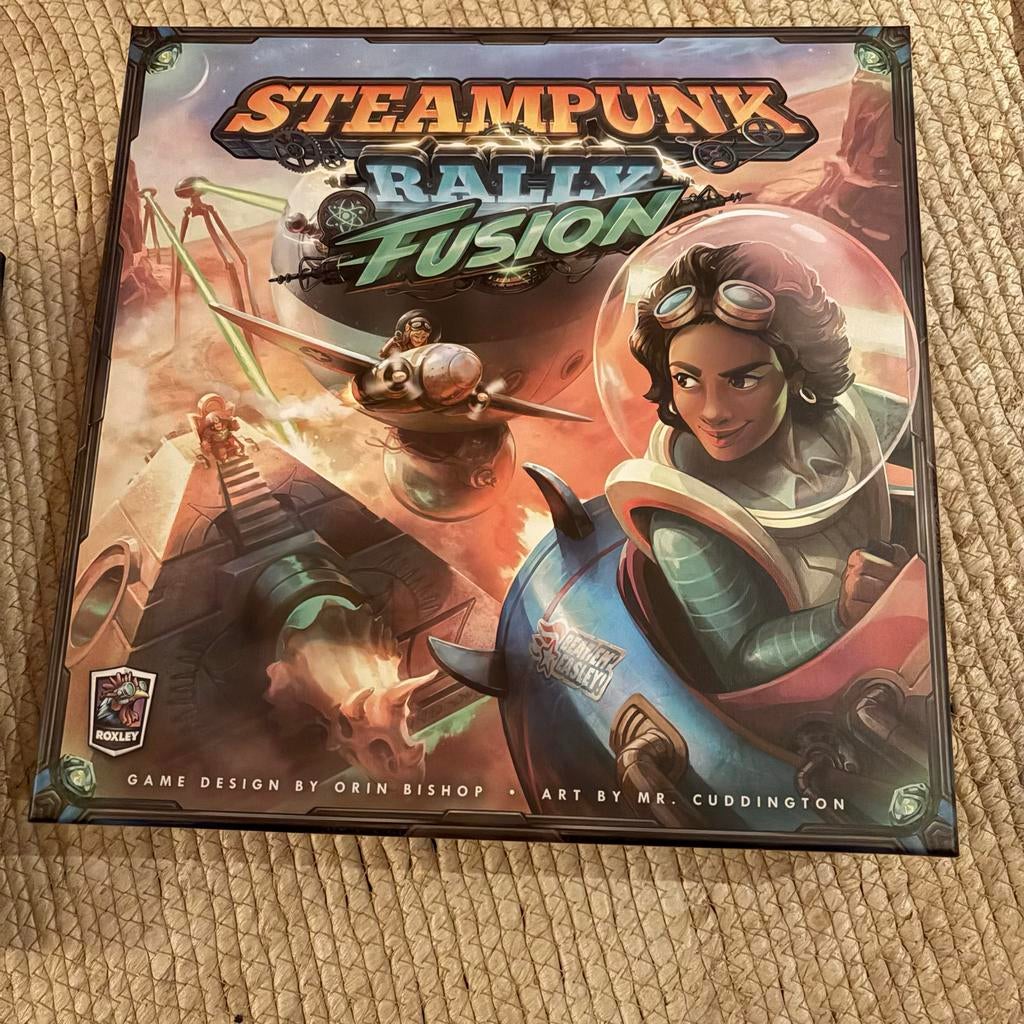 Steampunk Rally Fusion kickstarter sleeved, Een of twee spelers, Ophalen, Zo goed als nieuw