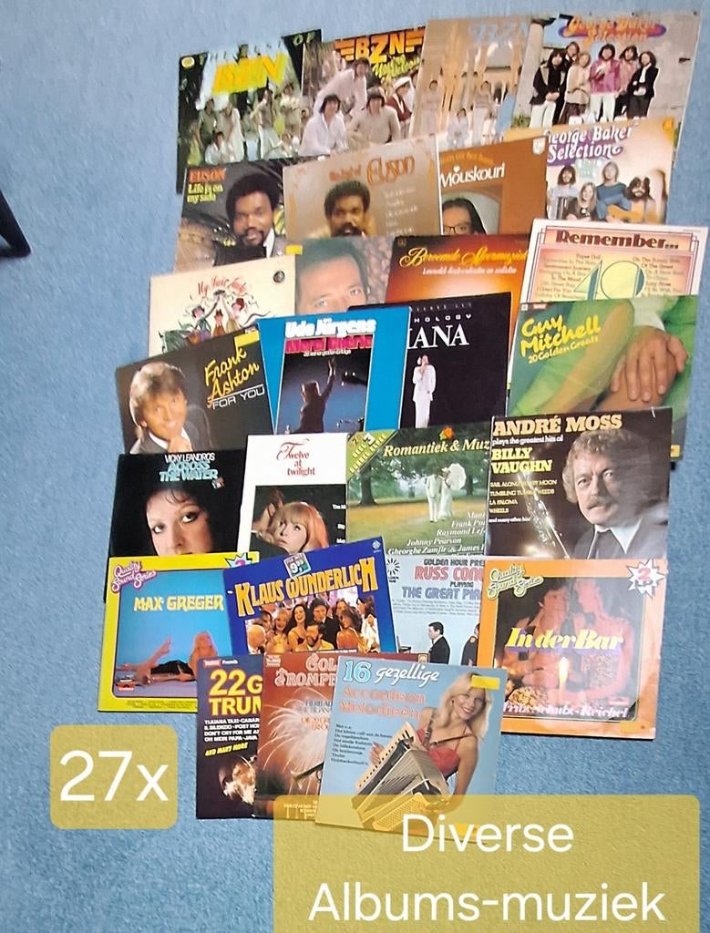 Ophalen 50 lp's diverse stijlen, zang, artiesten etc., Ophalen, Classicisme, Gebruikt, Overige typen