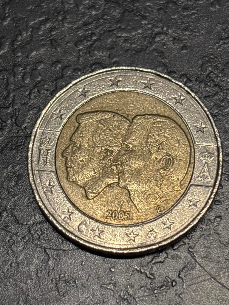 België 2 Euro 2005 - Dubbelportret, Ophalen of Verzenden, België, 2 euro, Losse munt