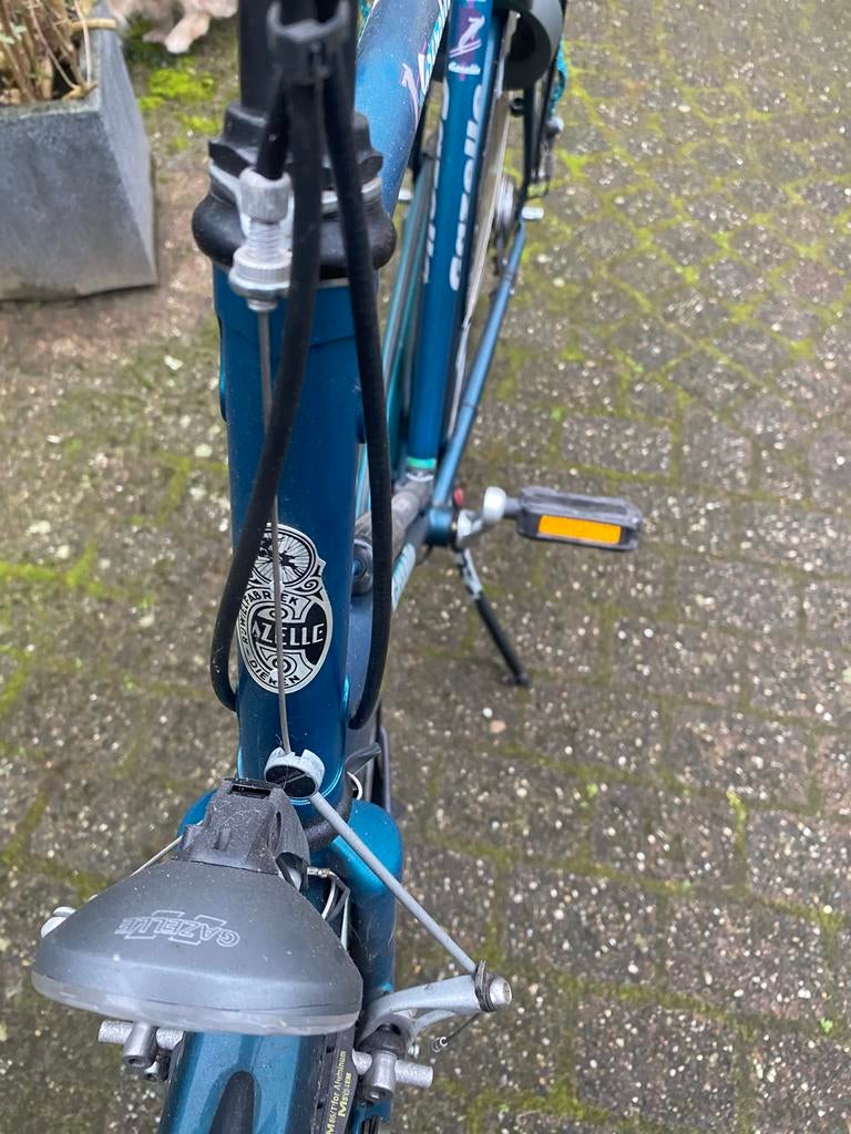Oude Gazelle fiets - Opknapper, Gebruikt, Versnellingen, Ophalen of Verzenden, 57 tot 61 cm