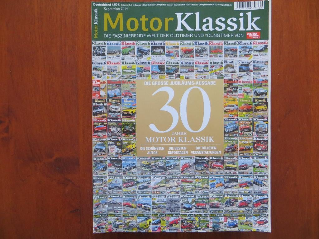 Motor Klassik sept. 2014 Mercedes-Benz C111, BMW M1, Carrera, Ophalen of Verzenden, Nieuw, BMW
