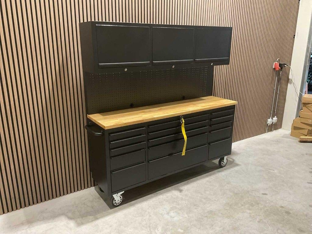 Stahlworks Deluxe Black 72 inch high 15 laden Werkbank new‼️, Ophalen, Nieuw, 170 cm of meer