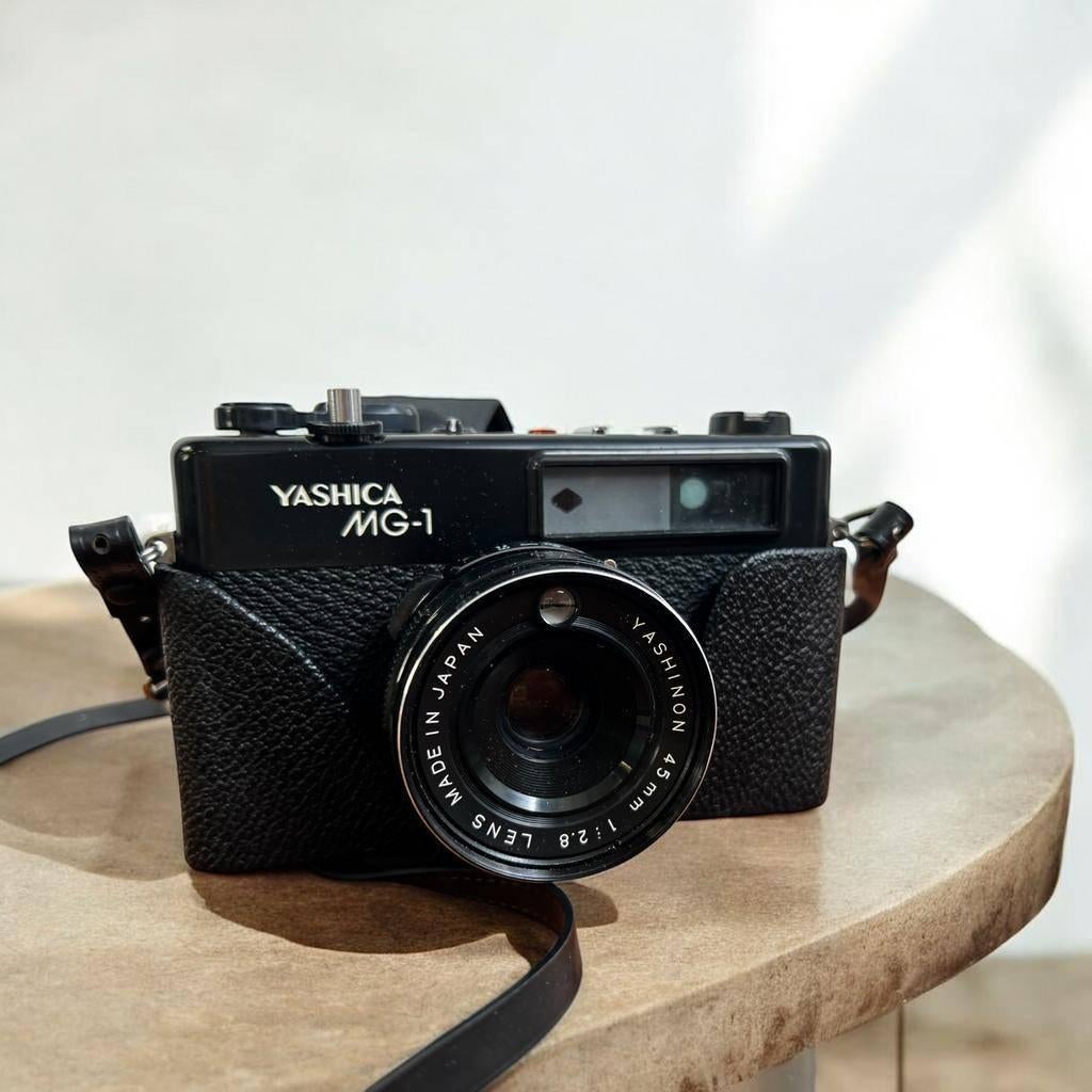 Vintage analoge foto camera Yashica MG-1, Ophalen, Compact, Overige Merken