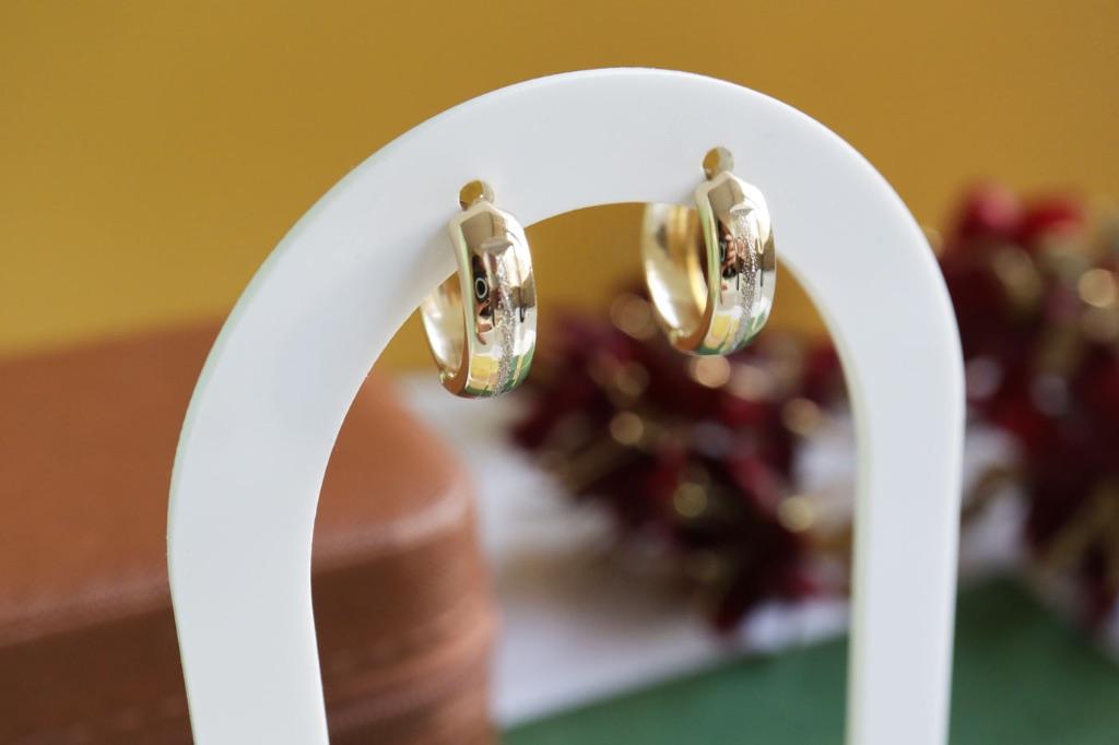 14 Karaat Gouden Creolen 15mm