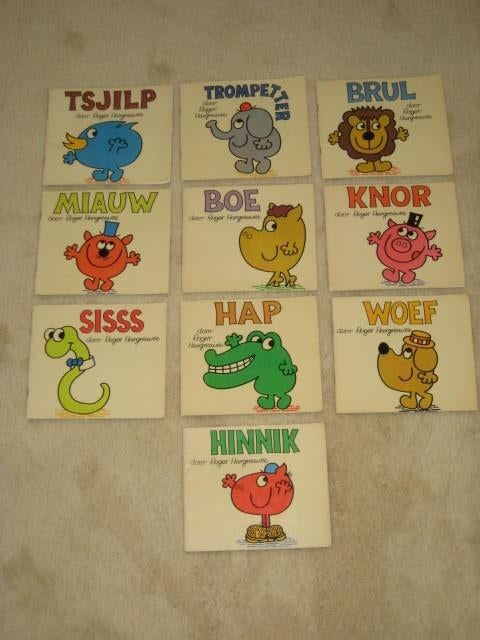 Roger Hargreaves boekjes 8 stuks 1978 Doedeldiedam, Boeken, Kinderboeken | Jeugd | onder 10 jaar, Gelezen, Fictie algemeen, Ophalen of Verzenden
