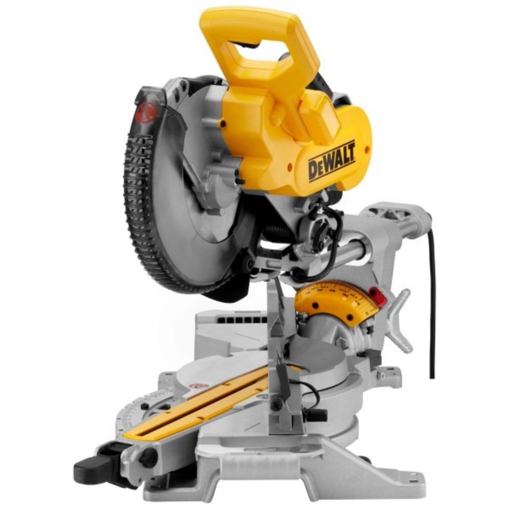 DeWALT DWS727-QS 1675W 250mm Afkort/verstekzaag met XPS-indi, 70 mm of meer, Nieuw, Ophalen of Verzenden, Dewalt
