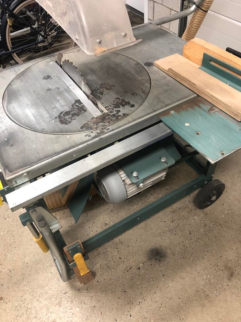 Djerde bouwzaag 1603 super zaagmachine, 70 mm of meer, Ophalen of Verzenden, Zo goed als nieuw, Afkortzaag