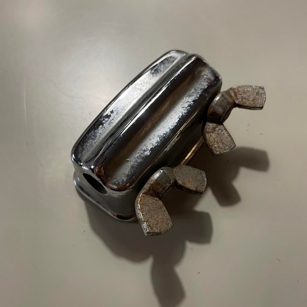 VINTAGE STYLE DRUM LUGS – CHROOM (JAREN 60/70 TYPE), Ophalen of Verzenden, Gebruikt, Drums of Percussie
