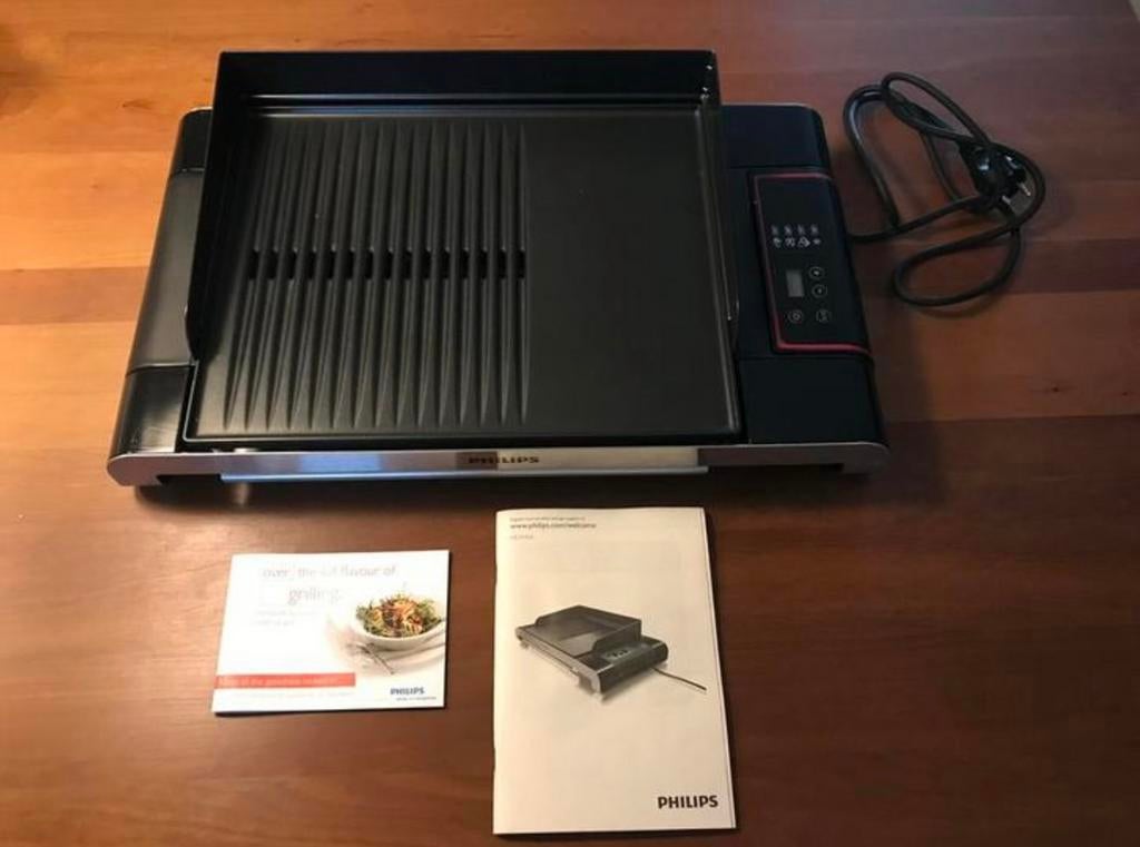 Philips tafelgrill hd4466, Witgoed en Apparatuur, Gourmetstellen, Ophalen of Verzenden, Nieuw