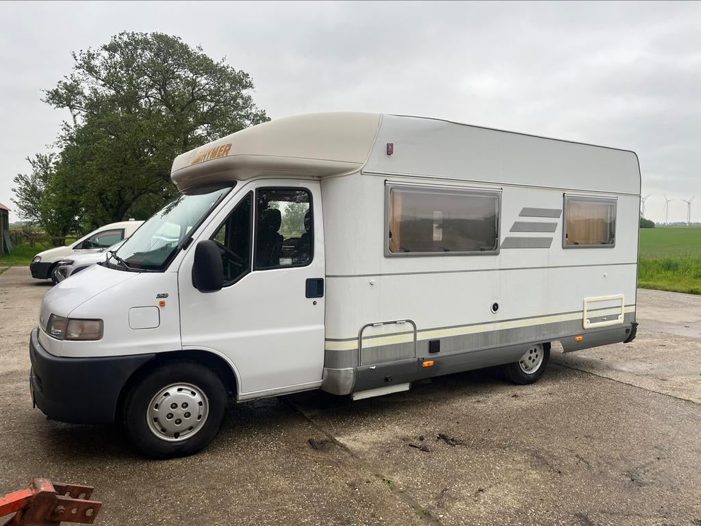 Hymer camper, Caravans en Kamperen, Campers, Particulier, tot en met 4, Half-integraal, Hymer, Diesel, 5 tot 6 meter, Ophalen