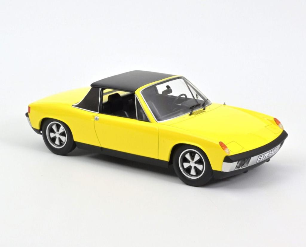 VW Porsche 914-6 1973 Geel schaal 1/18 NOREV ref: 187689, Verzenden, Nieuw, Auto, Norev