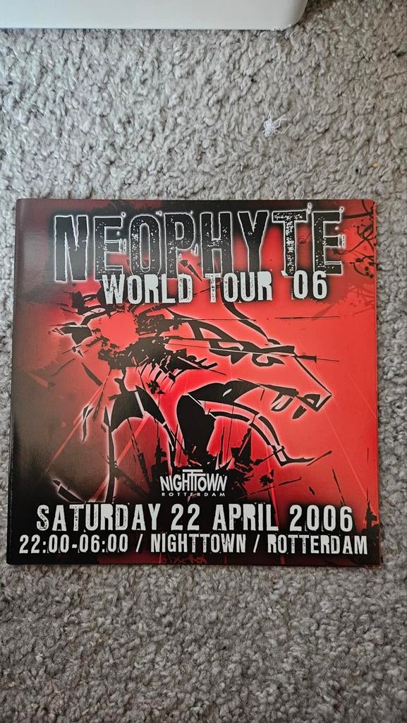 Neophyte world tour 06 flyer, Vacatures, Vacatures | Promotiewerk en Flyering