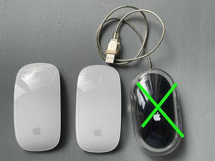 Apple Magic Mouse, Muis, Gebruikt, Ergonomisch, Rechtshandig