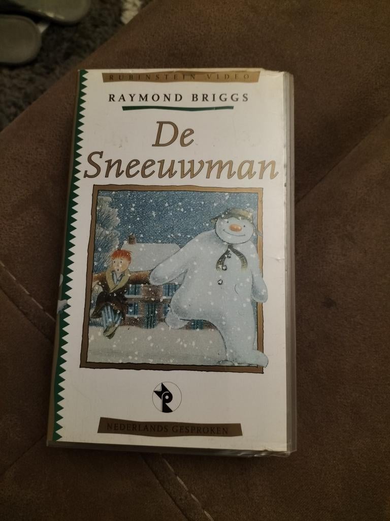 Film De Sneeuwman videoband., Alle leeftijden, Ophalen of Verzenden, Zo goed als nieuw