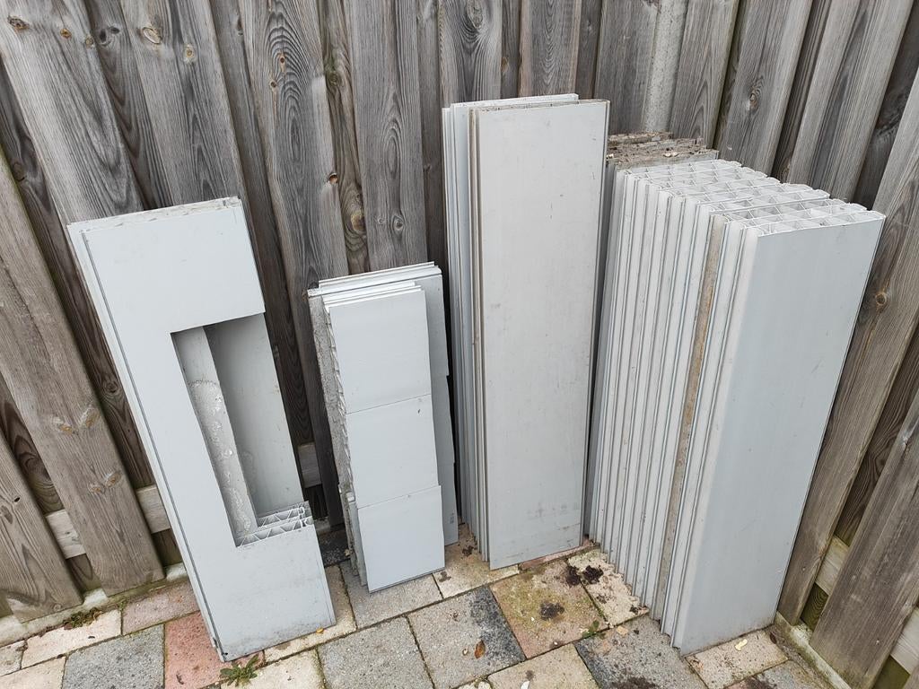 Kunststof planken veer en groef, Tuin en Terras, Palen, Balken en Planken, Ophalen, Minder dan 180 cm, Planken