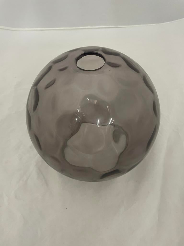 Glazen Bol voor Made Ilaria Hanglamp, Huis en Inrichting, Lampen | Lampenkappen, Zo goed als nieuw, Minder dan 25 cm, Rond, Grijs