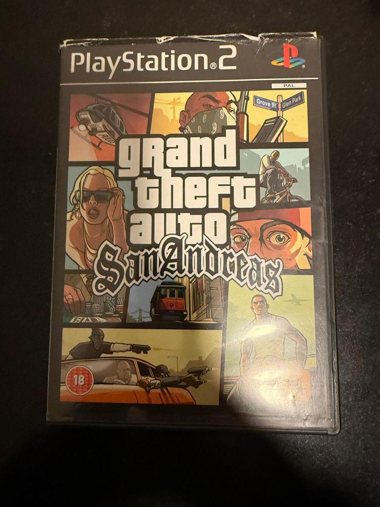 Grand Theft Auto: San Andreas - PlayStation 2, Spelcomputers en Games, Games | Sony PlayStation 1, Gebruikt, Avontuur en Actie