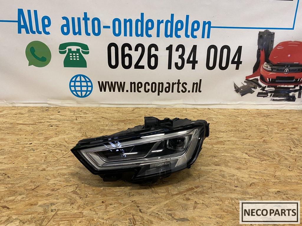AUDI A3 8V FACELIFT VOL LED KOPLAMP LINKS 8V0941033C, Auto-onderdelen, Verlichting