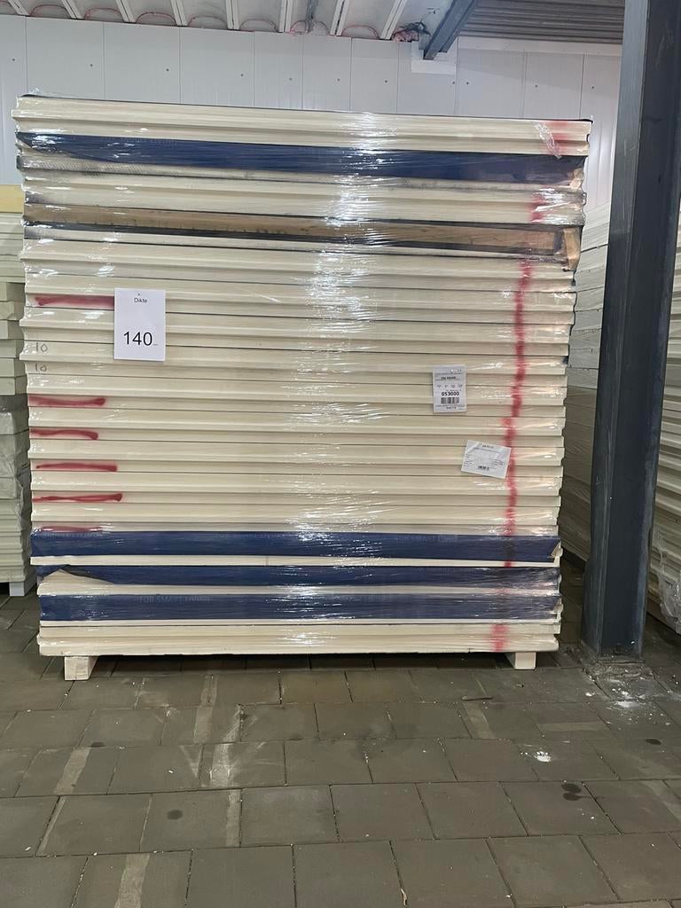 Te koop Pir isolatie 12,14,15,16 cm dik B Keuze gr voorraad, Ophalen, 12 cm of meer, Zo goed als nieuw, Hardschuim (Pir)