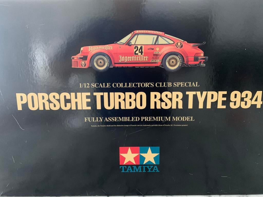 Tamiya Porsche Turbo RSR Type 934 -  1/12 eerst lezen, Ophalen, Zo goed als nieuw, Auto, Overige merken