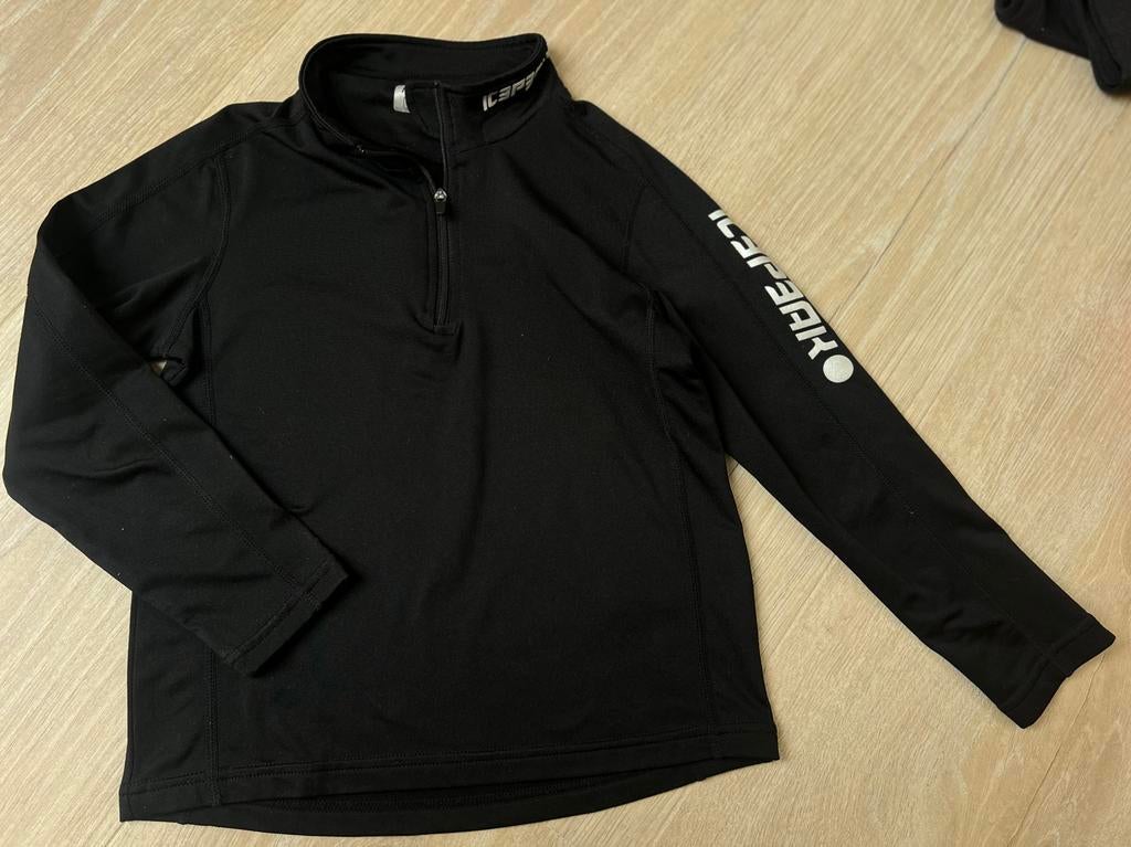 Icepeak skipully zwart 116, Ophalen of Verzenden, Zo goed als nieuw, Jongen of Meisje, Sport- of Zwemkleding