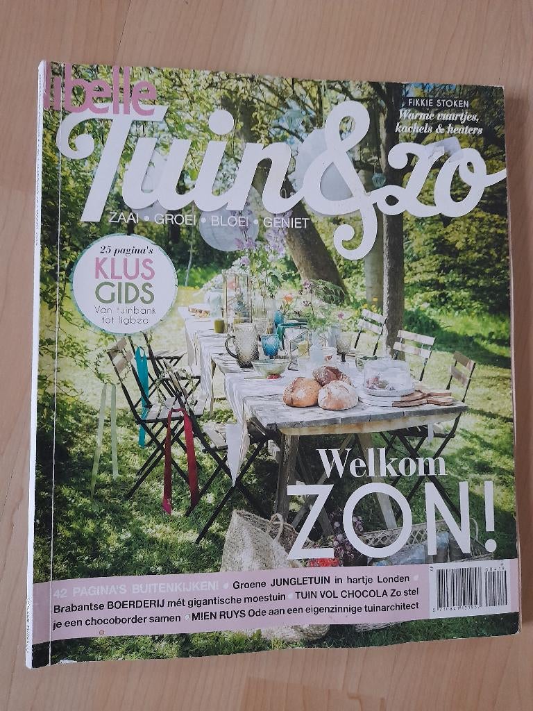 MAGAZINE LIBELLE TUIN EN ZO 2019 en 2020, Boeken, Tijdschriften en Kranten, Ophalen of Verzenden, Zo goed als nieuw, Overige typen