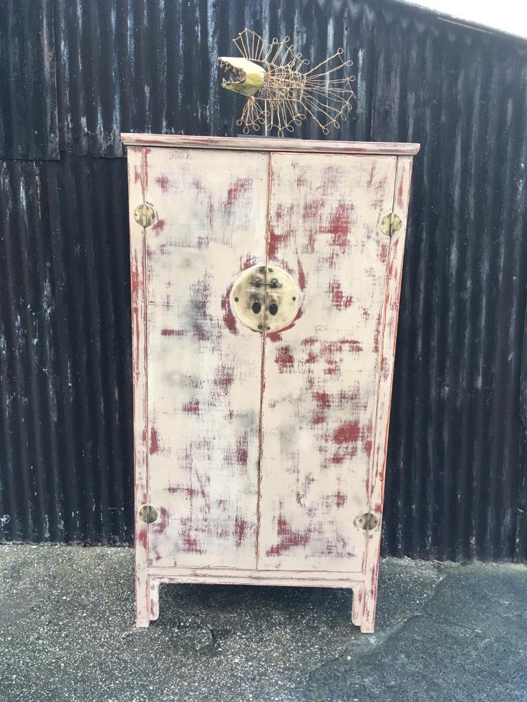Chinese bruidskast chinees oosterse kast hoog model 2 meter, Verburgt Vintage, Gebruikt, Ophalen of Verzenden, https://verburgtvintage.nl/#contact