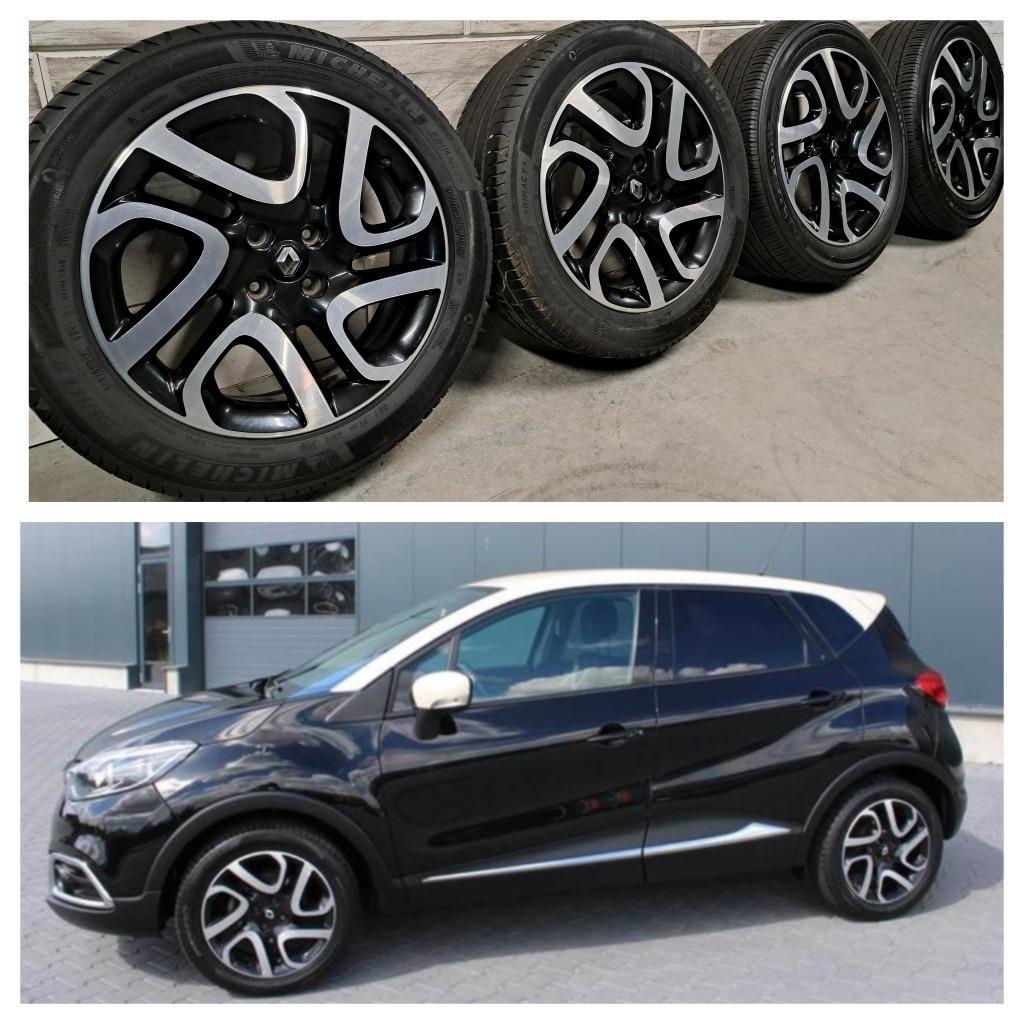 Bi-color velgen Renault Captur Sandero Step Dogger 205/55/17, Auto-onderdelen, Banden en Velgen, Gebruikt, Banden en Velgen, 17 inch