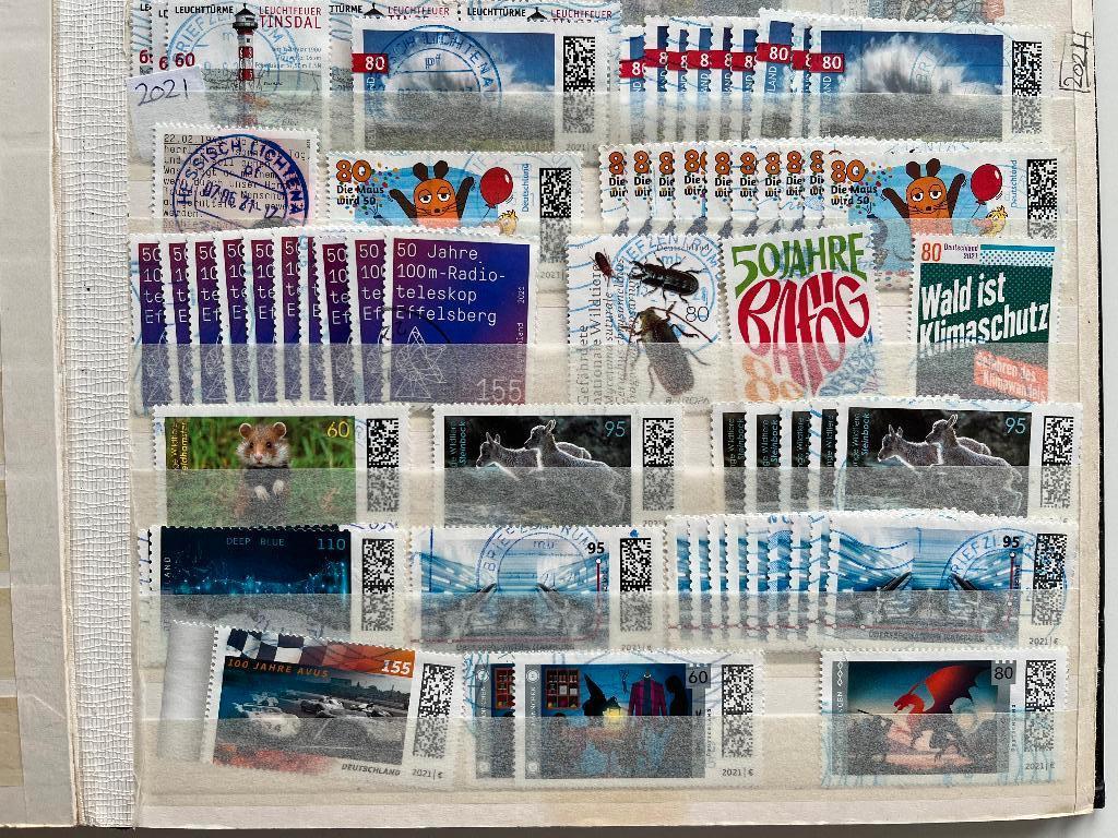 Postzegels Duitsland Bundesrepublik 2021 gestempeld, €11, Ophalen of Verzenden, BRD, Gestempeld
