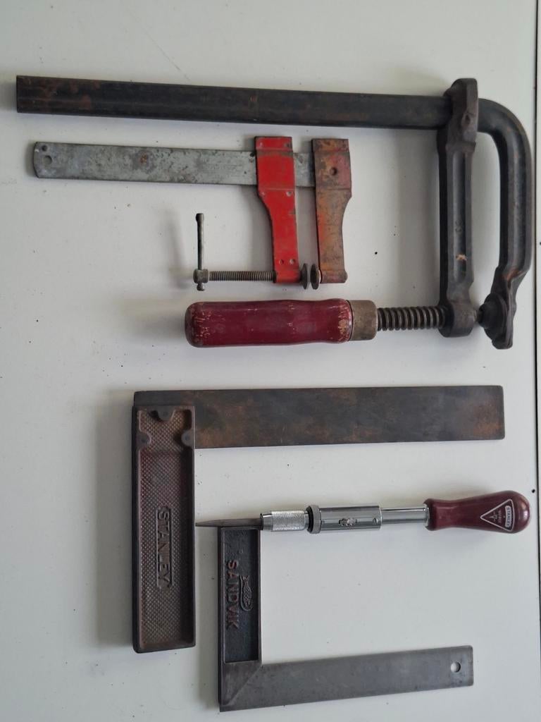 Diverse set van vintage gereedschap, Doe-het-zelf en Verbouw, Gereedschap | Handgereedschap, Ophalen of Verzenden, Gebruikt