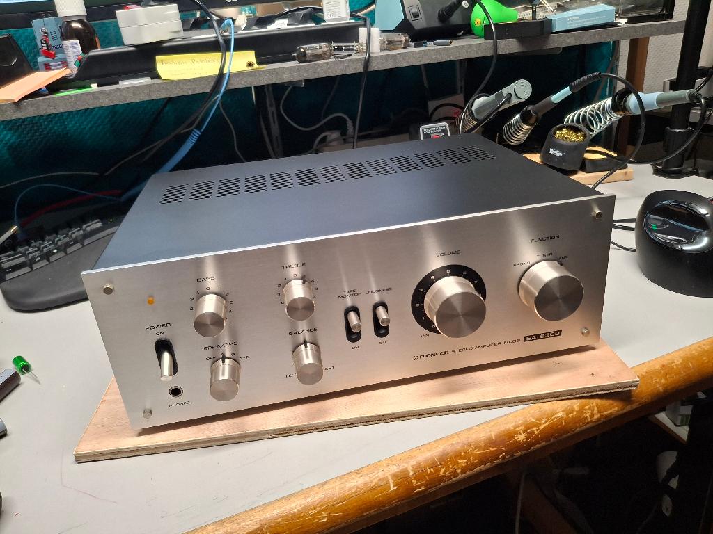 Pioneer SA-6300 - vintage stereo versterker - complete recap, Audio, Tv en Foto, Versterkers en Receivers, Ophalen of Verzenden