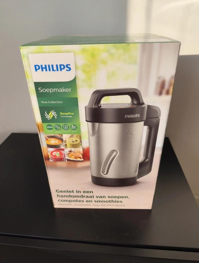 Nieuw! Philips Viva Collection Soepmaker, Ophalen of Verzenden, Nieuw, Soepmaker