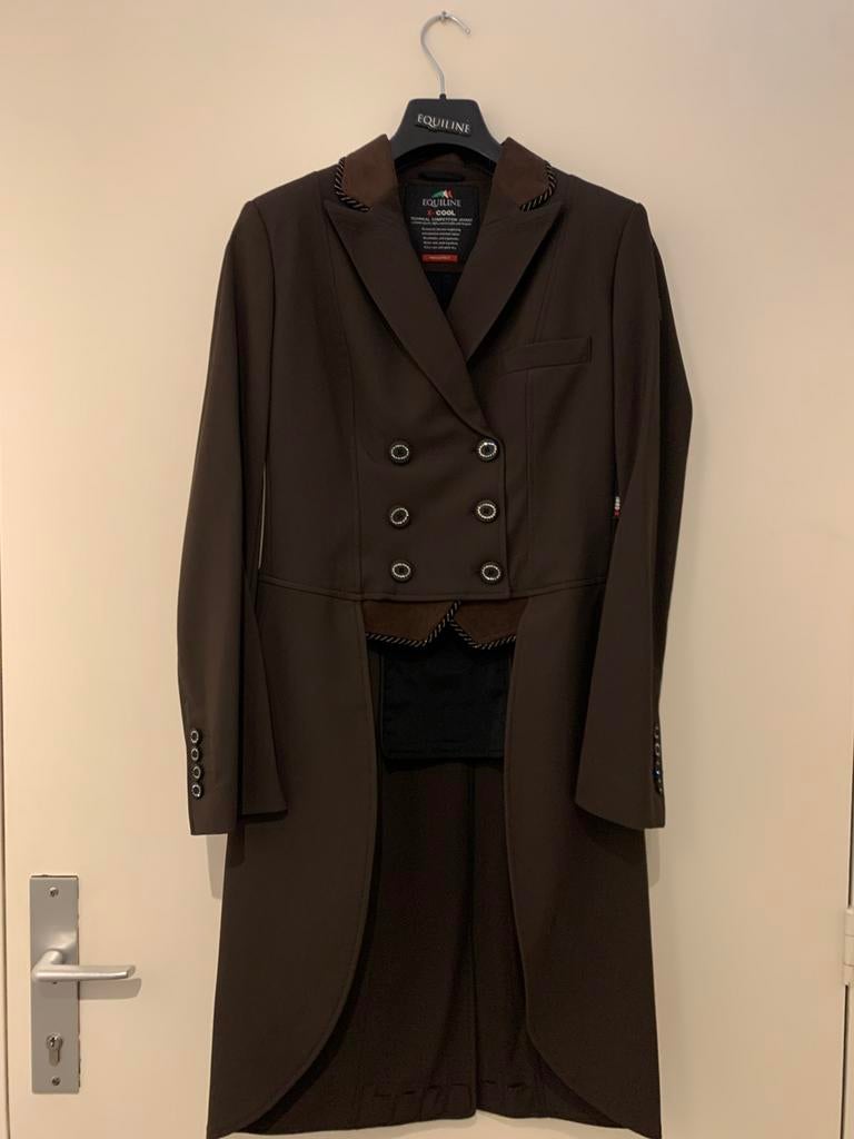 Slipjas equiline donkerbruin, Ophalen of Verzenden, Zo goed als nieuw, Dressuur, Bovenkleding