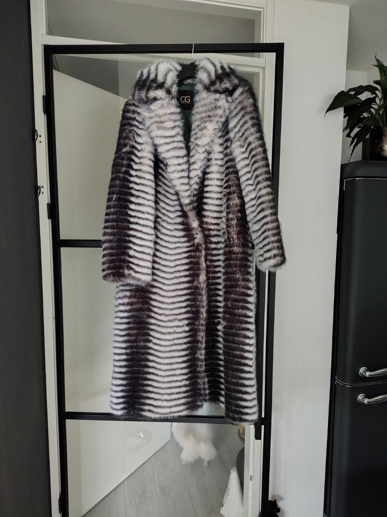 Luxe Cesare Gaspari Jas grey maat XL (46), Kleding | Dames, Maat 46/48 (XL) of groter, Ophalen of Verzenden, Grijs, Nieuw