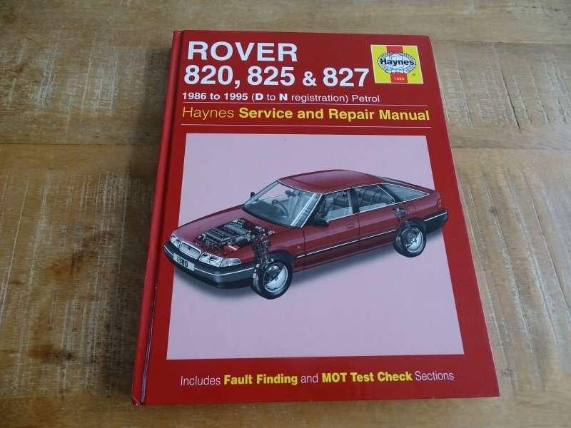 Rover 820-825-827 Haynes Werkplaatshandboek 1986 - 1995, Verzenden, Gelezen, Overige merken