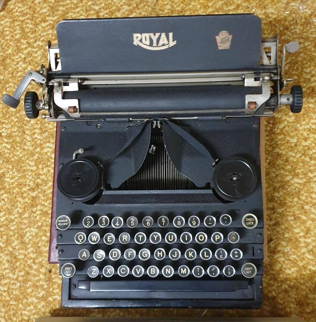 Vintage Royal 10 typemachine, jaren 30, Diversen, Typemachines, Ophalen of Verzenden, Gebruikt