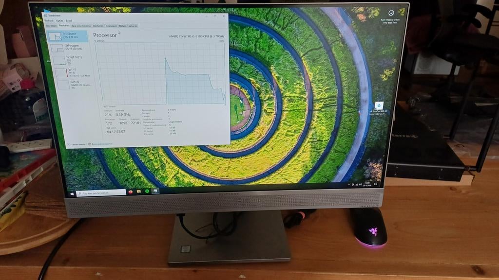 All-in-One PC - HP EliteOne 800 G3 / 23,8-inch / 8GB DDR4, Computers en Software, Desktop Pc's, Ophalen, Gebruikt, Met monitor