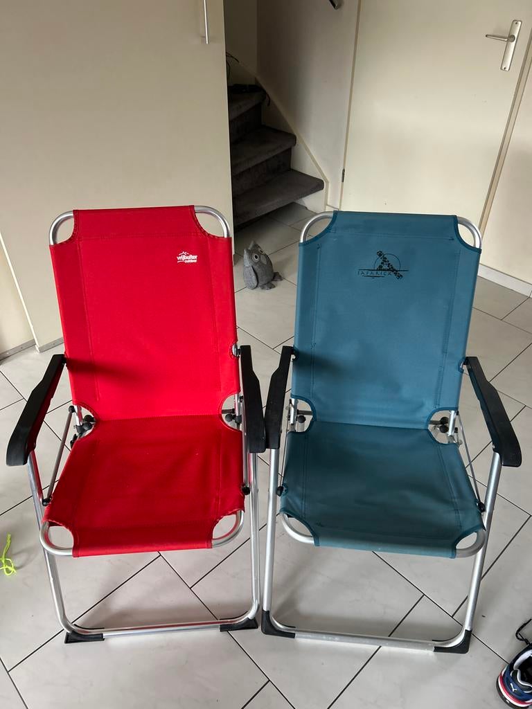Kinderstoel voor de camping rood, Ophalen, Zo goed als nieuw